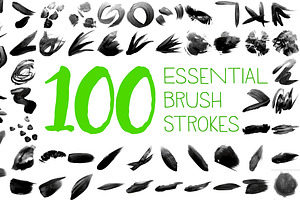 100 Essential Brush Strokes