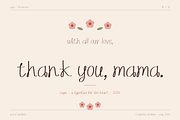 Saya — A Script for Tender Moments, a Handwritten Font by Lettra Studio (Thumbnail 19 of 19)