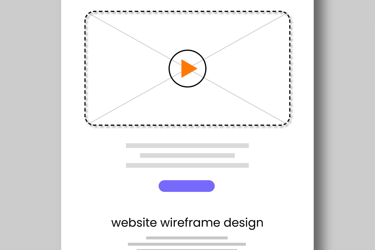 Website Wireframe Template UX UI preview 4