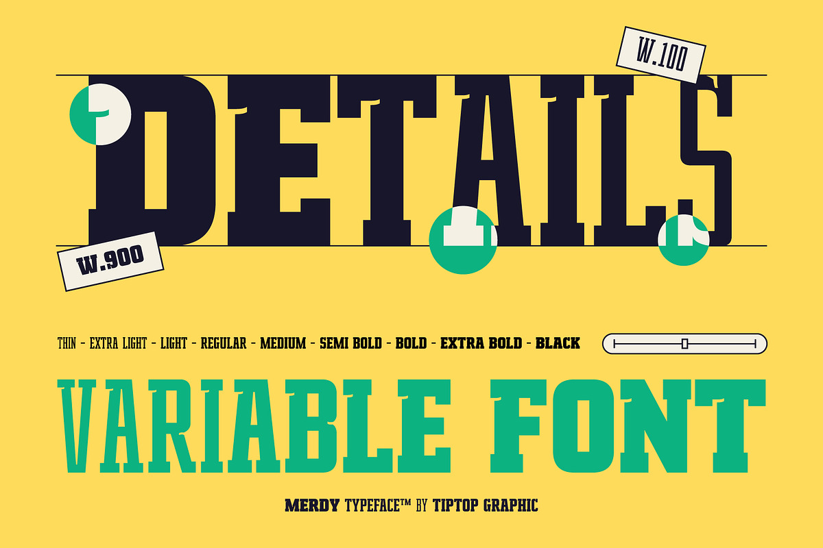 Merdy – Sporty Slab Serif Font, a Serif Font by Tiptop Graphic (Photo 3 of 10)