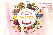 Natural food BUNDLE, a Food Illustration by handsketched (Thumbnail 9 of 26)