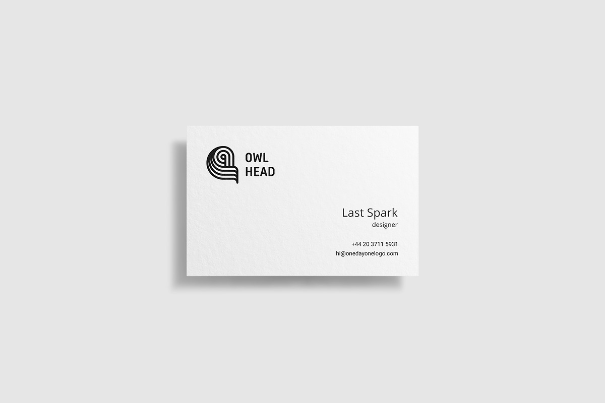 Owl Head Logo, a Branding & Logo Template by Last Spark (Photo 3 of 6)