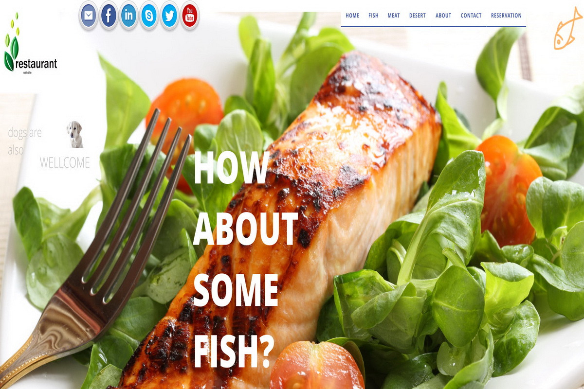 Restaurant Psd Web Template, a Landing Page Template by nihattasarim.com (Photo 2 of 7)