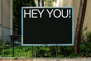 Park Billboard Mockup