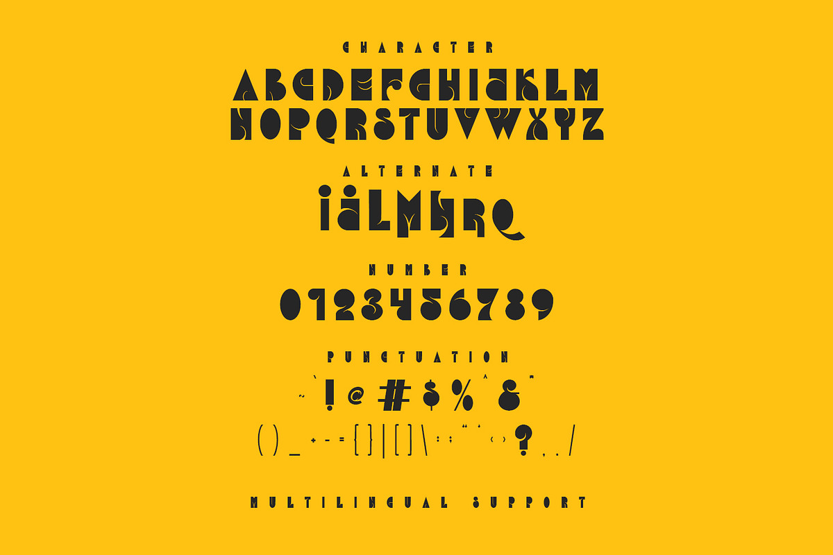 Gapumir Groovy Display Font, a Sans Serif Font by Maulana Creative (Photo 2 of 7)