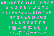 Wasabi a hand-lettered Bubbly Font, a Handwritten Font by Eryn Rose Design (Thumbnail 12 of 12)