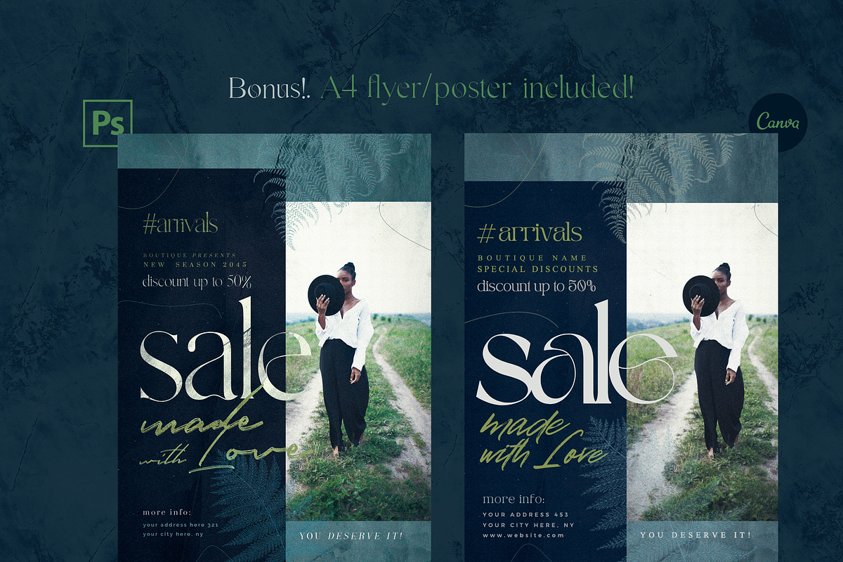 Sale - Social Media Pack + Printable, a Social Media Template by Touringxx Creative Studio (Photo 5 of 6)