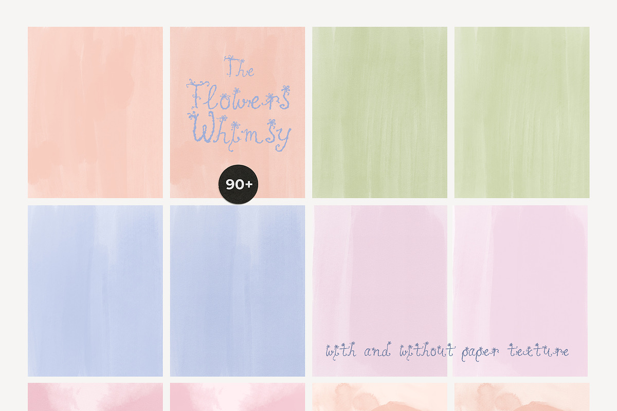 Hand-Painted Pastel Floral Whimsy, a Decorative Illustration by Lana Elanor (Photo 15 of 16)