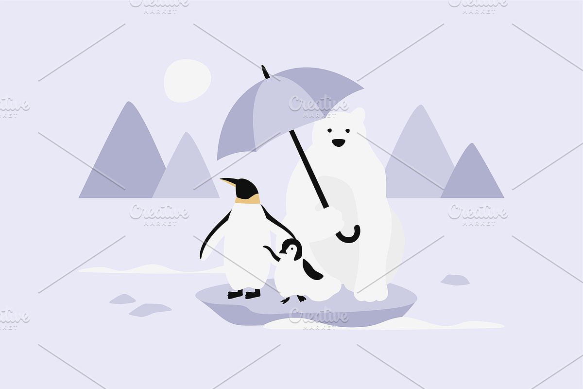 Arctic Animals Illustration, an Animal Illustration by Jump Studio (Photo 5 of 10)