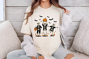 Dancing Skeleton Halloween Pumpkin P, a Graphic by Libby Wishes (Thumbnail 4 of 6)