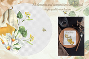 Honey watercolor collection, a Food Illustration by Pegion art shop (Thumbnail 5 of 13)