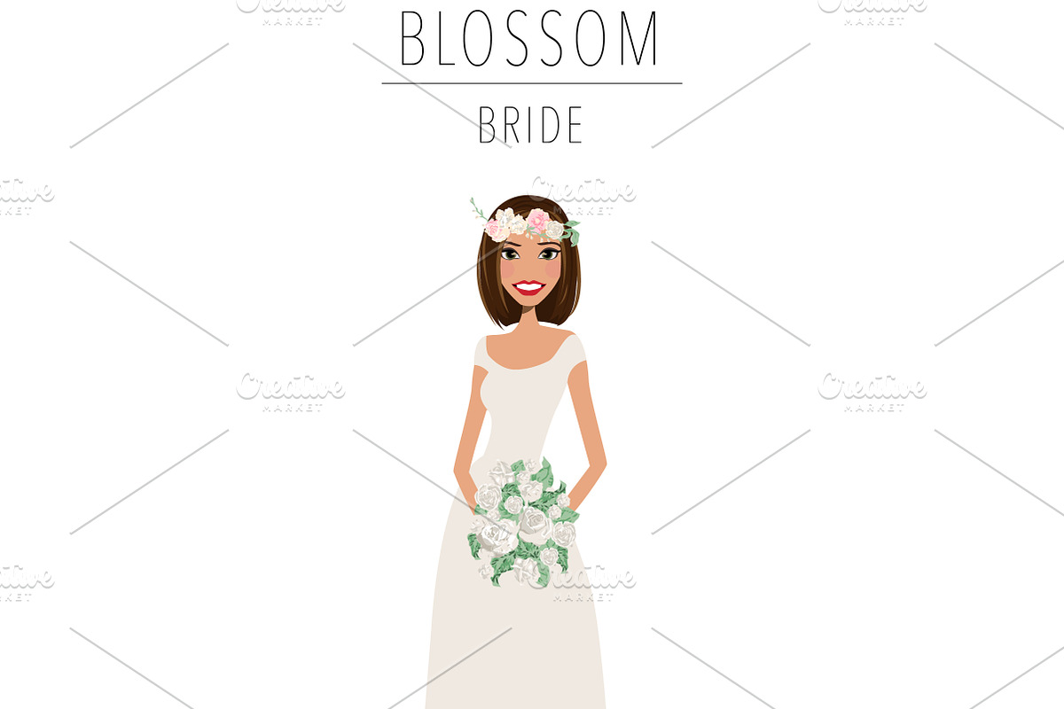Bride Portrait Creator | Wedding Art, a Person Illustration by Lauren Lesley Studio (Photo 5 of 29)