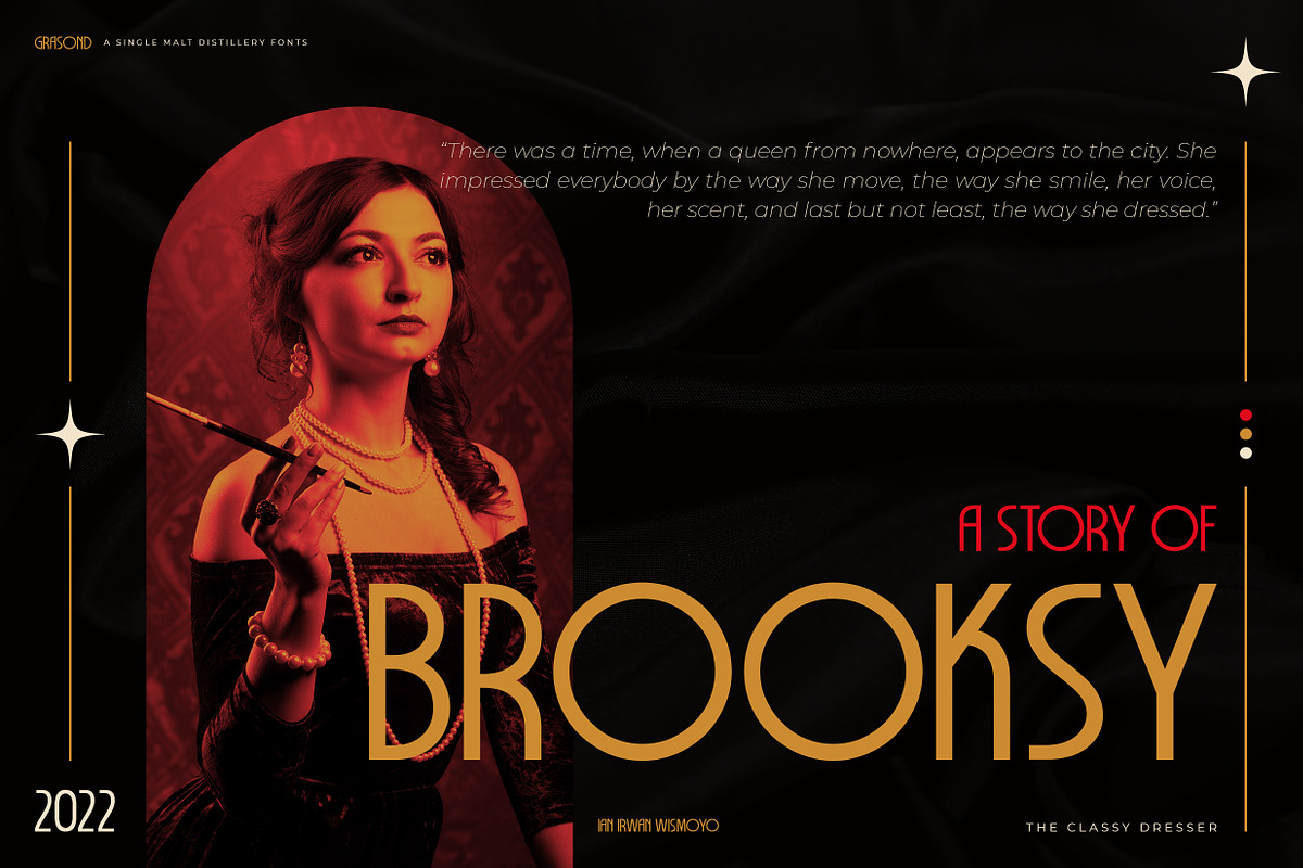 GRASOND - Vintage Deco Fonts, a Sans Serif Font by Ian Irwanwismoyo (Photo 3 of 10)