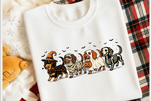 Cozy Halloween Cute Dog Lover PNG