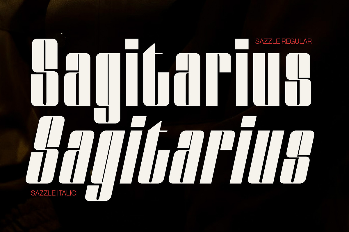 Sazzle - Compressed Sans Serif, a Sans Serif Font by Craft Supply Co. (Photo 3 of 8)