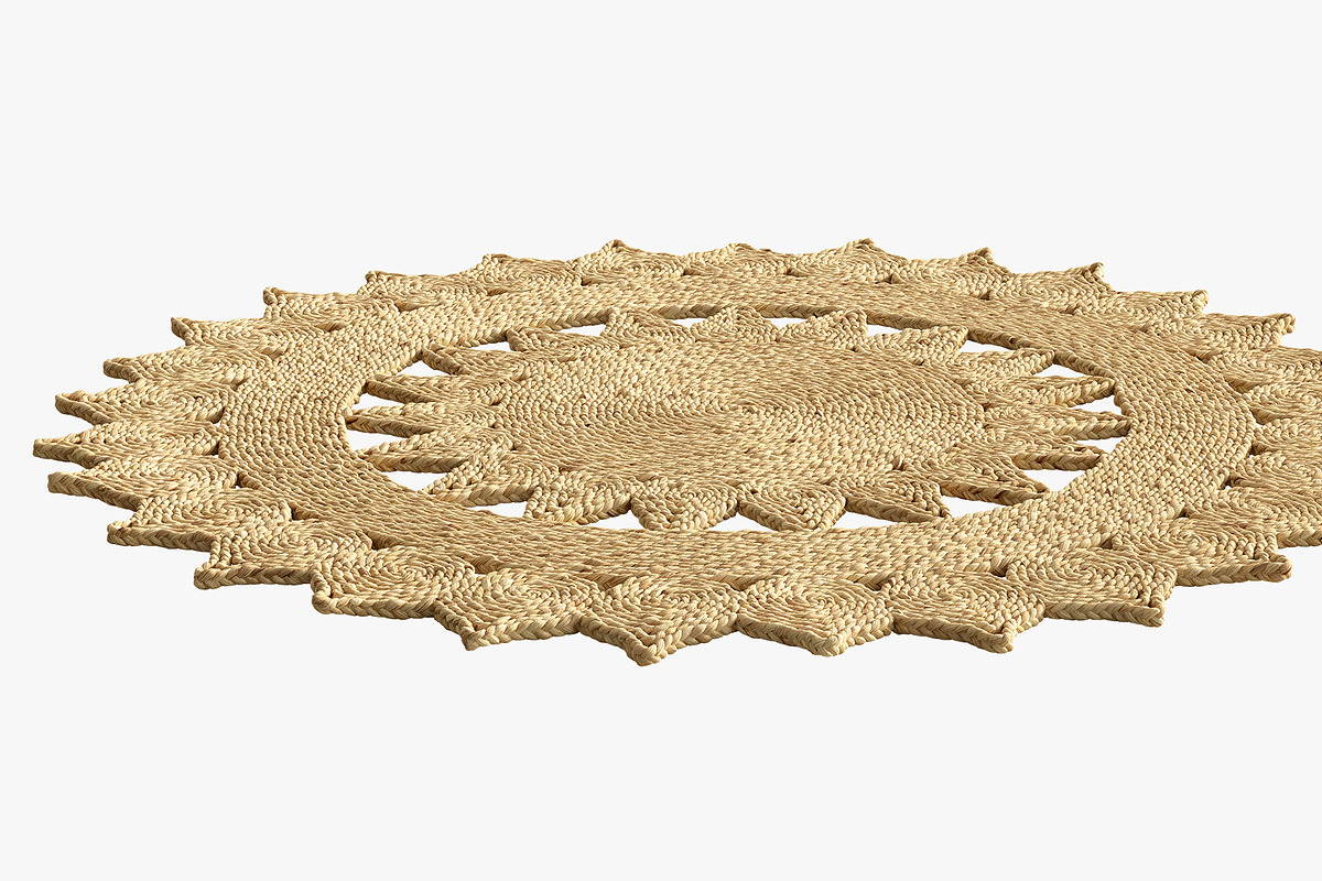 SAFAVIEH Iwan Casual Jute Rug S size, a Furniture 3D Model by 3dmitruk (Photo 2 of 12)