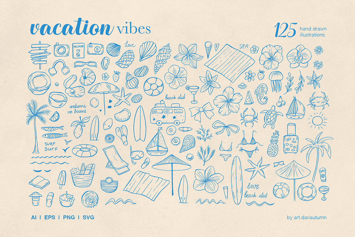 Hand Drawn Whimsical Big Bundle, a Seasonal Illustration by Art Dari Autumn (Photo 9 of 15)