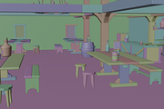 Stylized Medieval Tavern Room 3D, a Scene 3D Model by Dudukbersama (Thumbnail 2 of 3)