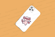 Cute Axolotl Summer Season, a Seasonal Illustration by Palau (Thumbnail 5 of 12)