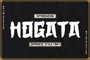 HOGATA - Japanese style font, a Font by twinstd (Thumbnail 1 of 10)
