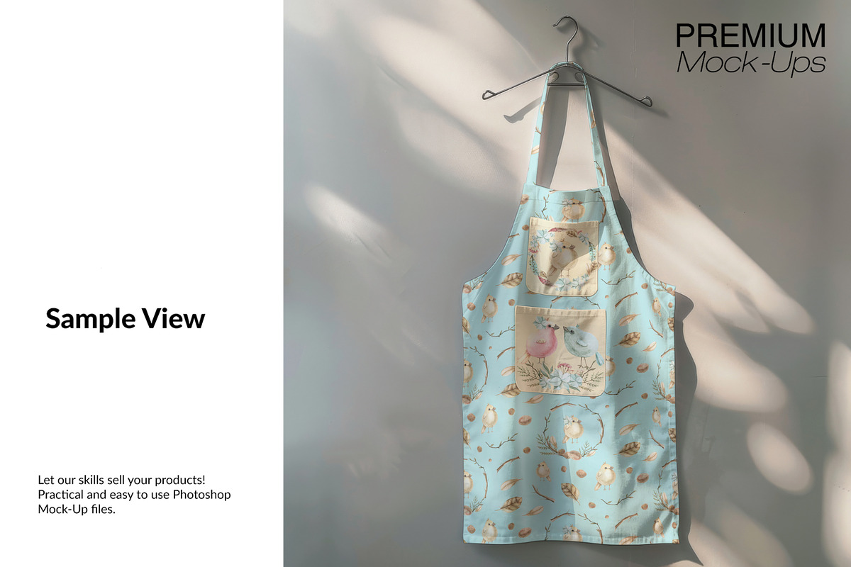 3 Types of Kitchen Apron Mockups, an Apparel Mockup by mock-ups (Photo 3 of 12)