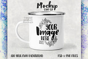 Camp cup with metal rim mockup, a Cups & Container Mockup by StyledProductMockups (Thumbnail 1 of 4)