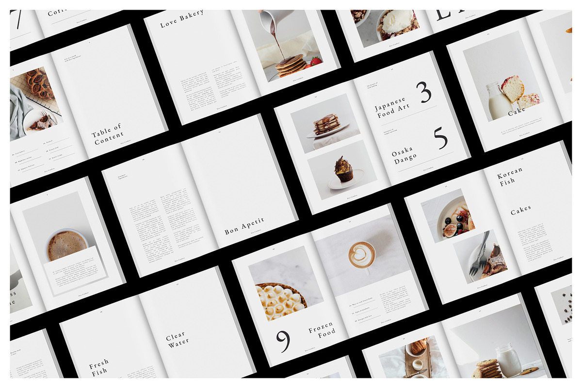 ELEA Recipes Book Cookbook, a Magazine Template by Arif Tri Ananta (Photo 1 of 14)