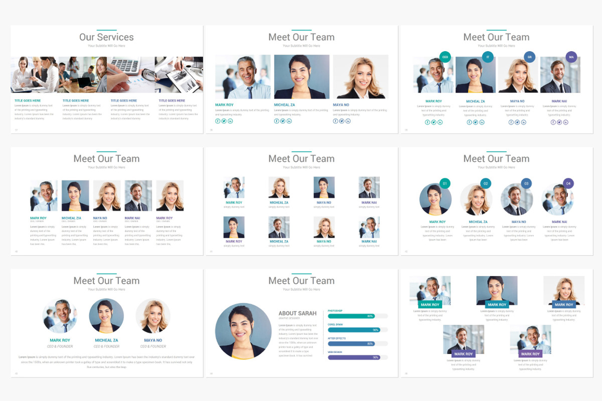 Professional PowerPoint Template, a Presentation Template by SlideArt (Photo 8 of 22)