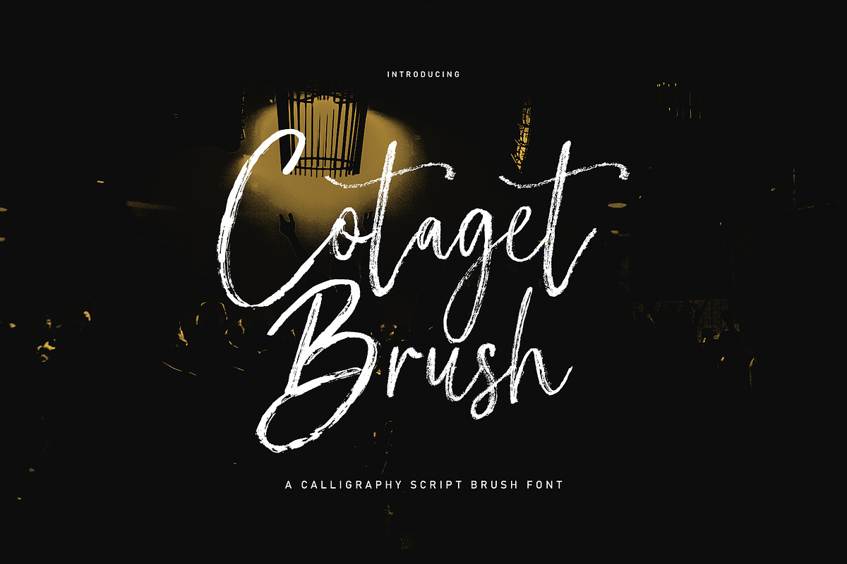 Cotaget Brush, a Handwritten Font by Nowlystudios (Photo 1 of 8)