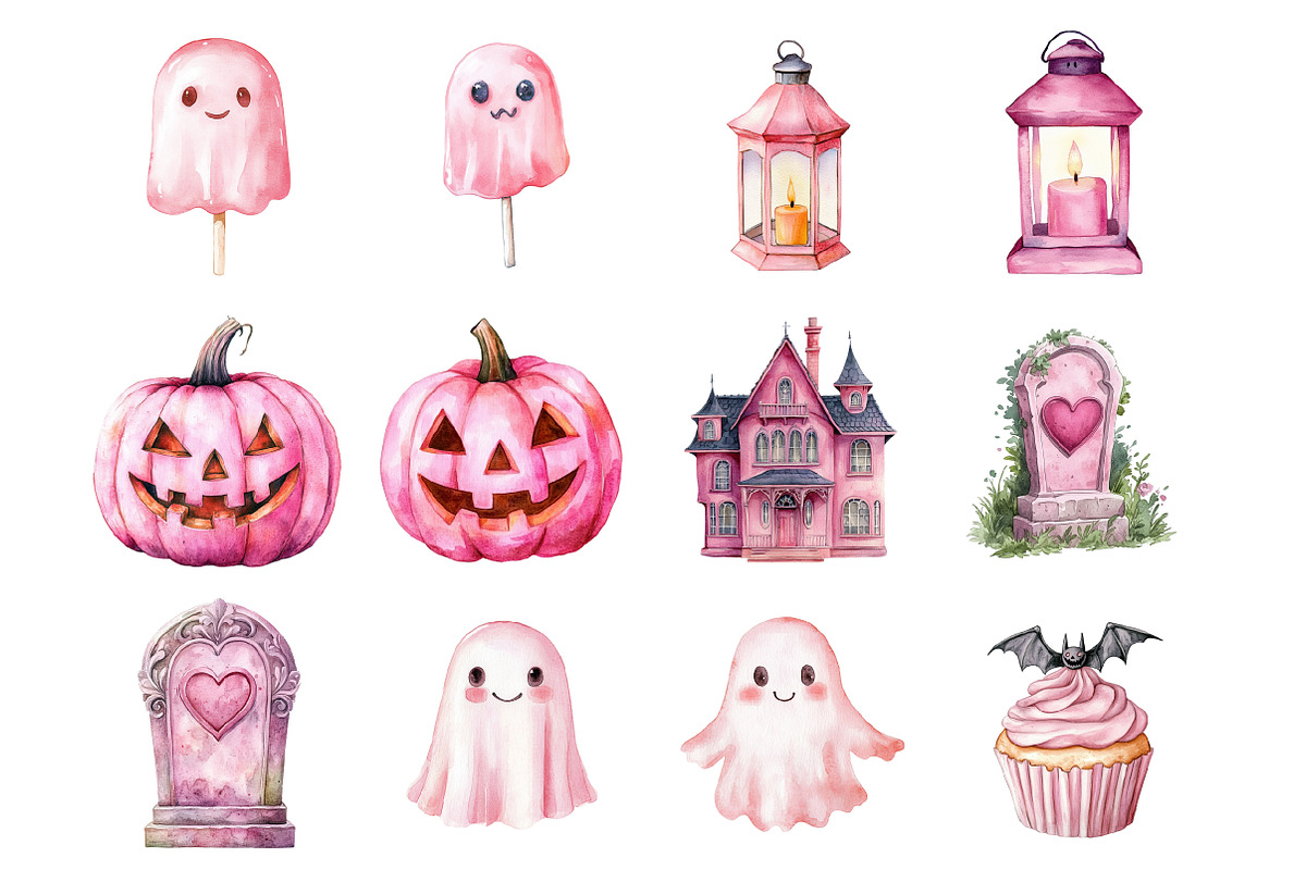 Pink Halloween, an Illustration by Design Market (Photo 3 of 3)