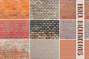100 Brick Wall Backgrounds Pack, a Texture Graphic by pixaroma (Thumbnail 11 of 13)
