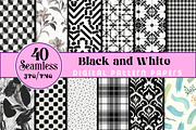Black and White Digital Papers, a Work Illustration by Sublimation Store (Thumbnail 1 of 2)
