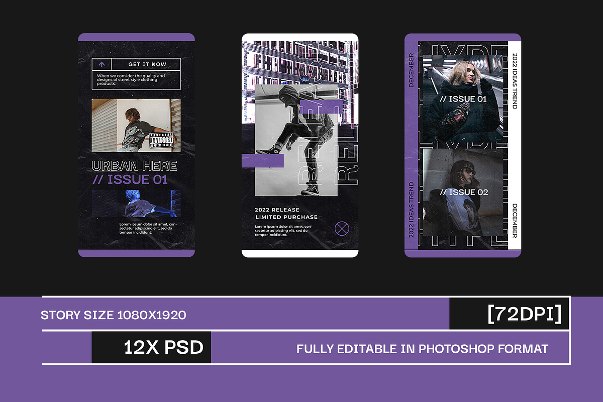 Quersa Urban Instagram Template, a Social Media Template by Creatchees.std (Photo 5 of 5)