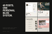 DESK NOTES | 40 Canva Templates, a Social Media Template by The Muza (Thumbnail 2 of 9)