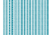 Vintage Blue Clipart Lace Borders, an Illustration by Amanda Ilkov (Thumbnail 5 of 5)