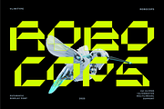 Robocops - Futuristic Font, a Sans Serif Font by limitype (Thumbnail 1 of 14)