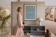 Blush Olive Room Frames Mockups, a Household Mockup by Muse Mockups (Thumbnail 12 of 19)