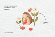Procreate Watercolor Brush Set, a Brush Add-On by Jenteva Art (Thumbnail 8 of 10)