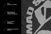 Vintage Long Sleeve T-Shirt Mockup, a Shirt Mockup by Mad Supply (Thumbnail 4 of 4)