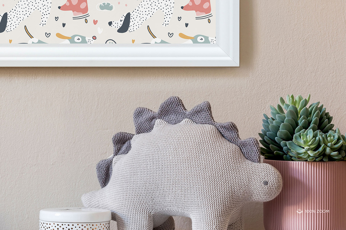 Landscape Frame in Baby Room Mock-up, a Print Template by Branda Keeps (Photo 29 of 30)