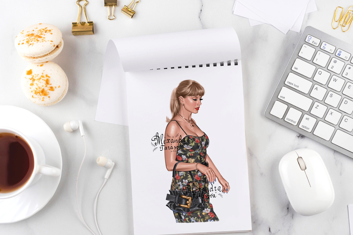 Taylor Swift Illustration, a Person Illustration by BigArtLab (Photo 3 of 3)