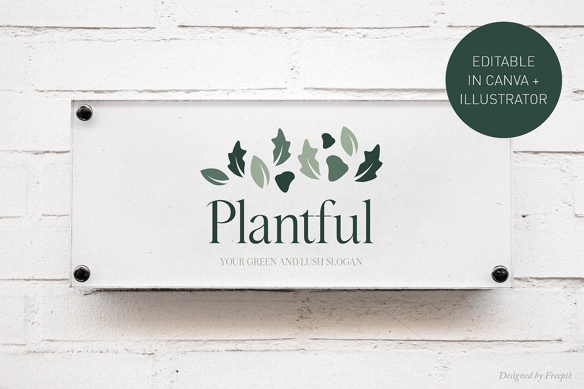Eco Logo Template | Canva & AI preview 2