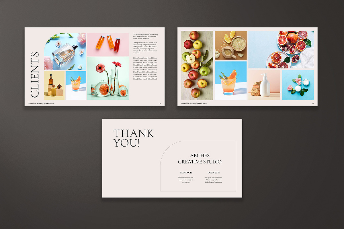 Arches Creative Pitch Deck Template, a Presentation Template by Good Creative Studio (Photo 7 of 7)