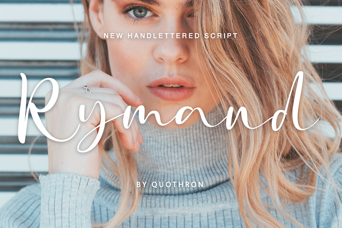 Rymand - script font