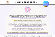 PLR Resell Pastel Digital Planner, a Stationery Template by Tas Creative Studio (Thumbnail 5 of 13)