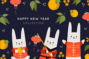 Happy Chinese New Year 2023, an Animal Illustration by GingerbirbArt (Thumbnail 1 of 7)