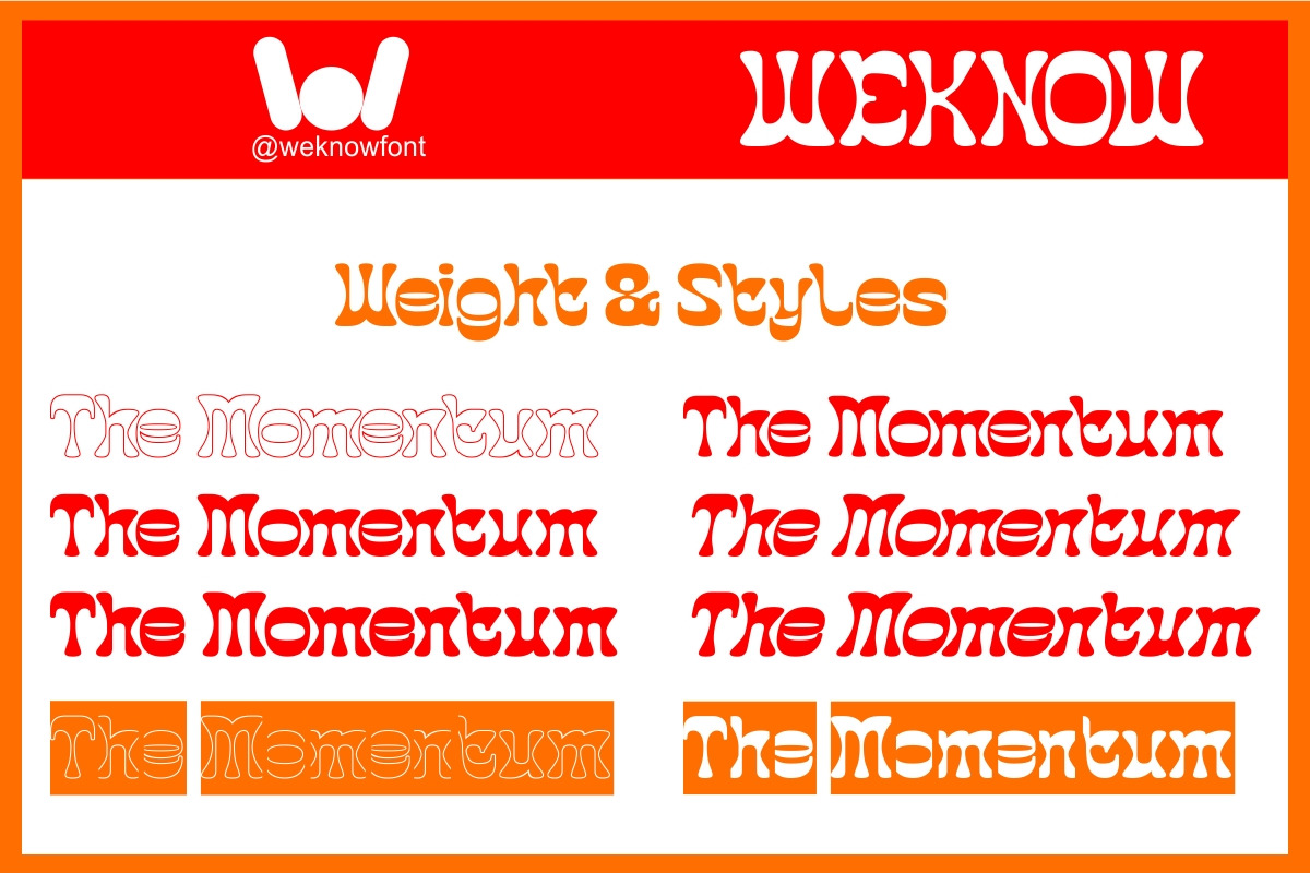 The Momentum font, a Handwritten Font by weknow (Photo 7 of 8)