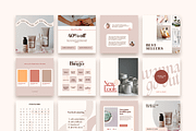 Feminine Instagram Templates, a Social Media Template by Kseniia_Design (Thumbnail 4 of 12)