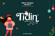 Tidin-Christmas Typeface, a Sans Serif Font by Dipto design (Thumbnail 1 of 5)