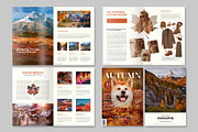 Autumn Fall Travel Magazine Template, a Brochure Template by BrandPacks (Thumbnail 4 of 6)